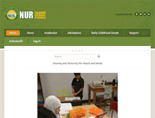 Tablet Screenshot of nurislamicschool.org